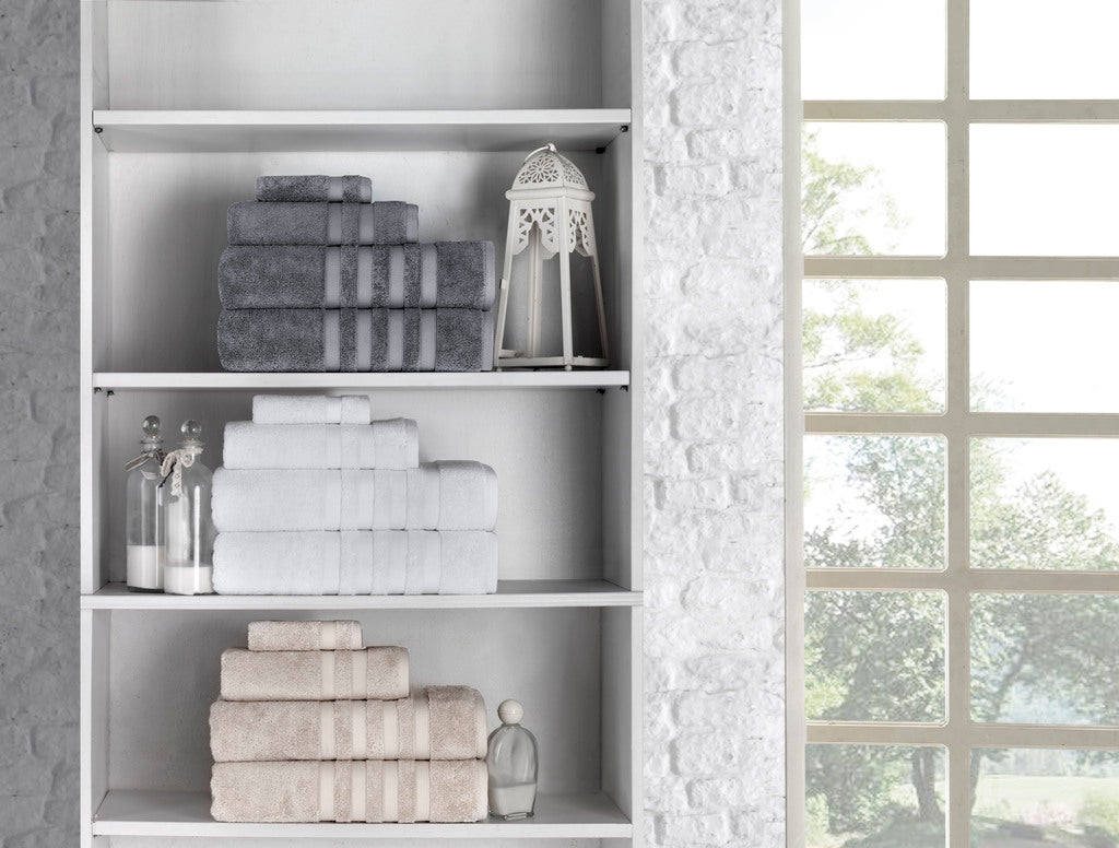 Silk Road Turkish Cotton Towel Set of 4 - Classic Turkish Towels