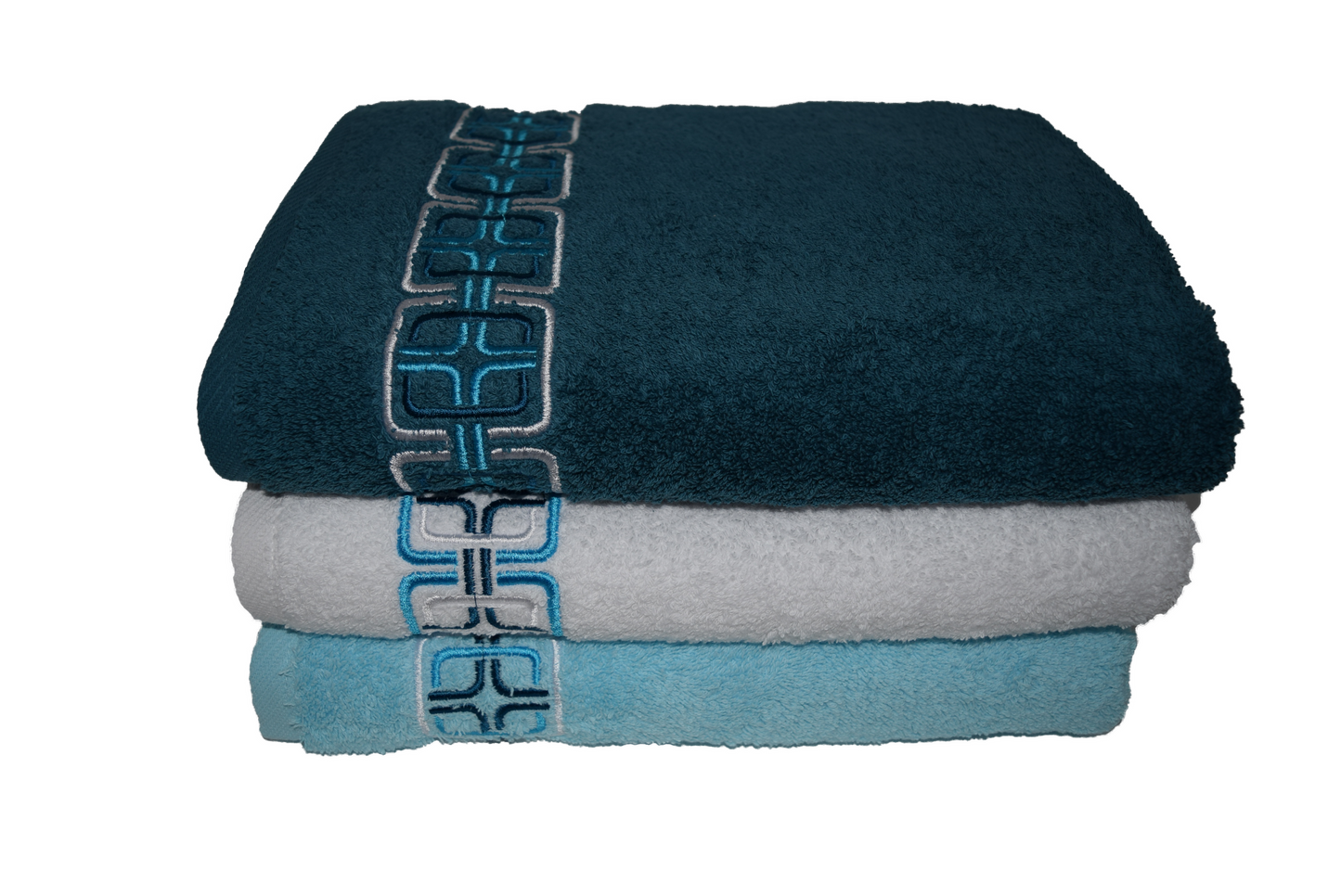 May Embroidered Turkish Cotton Hand Towels - 2 Pieces - Classic Turkish Towels