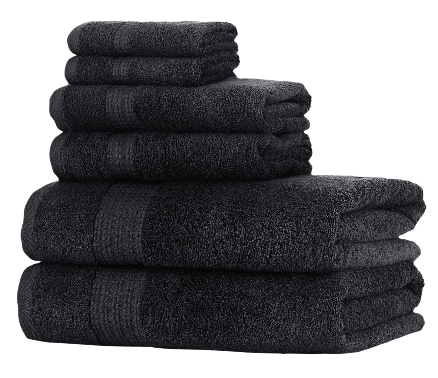 Nine West - Glare Premium Luxury 6 Pc Bale Pack Towel Set- 100% Turkish Cotton