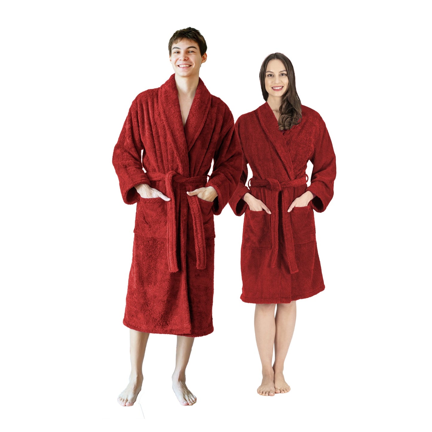 Classic Turkish Combed Cotton Luxurious Soft and Comfy Unisex Bathrobes