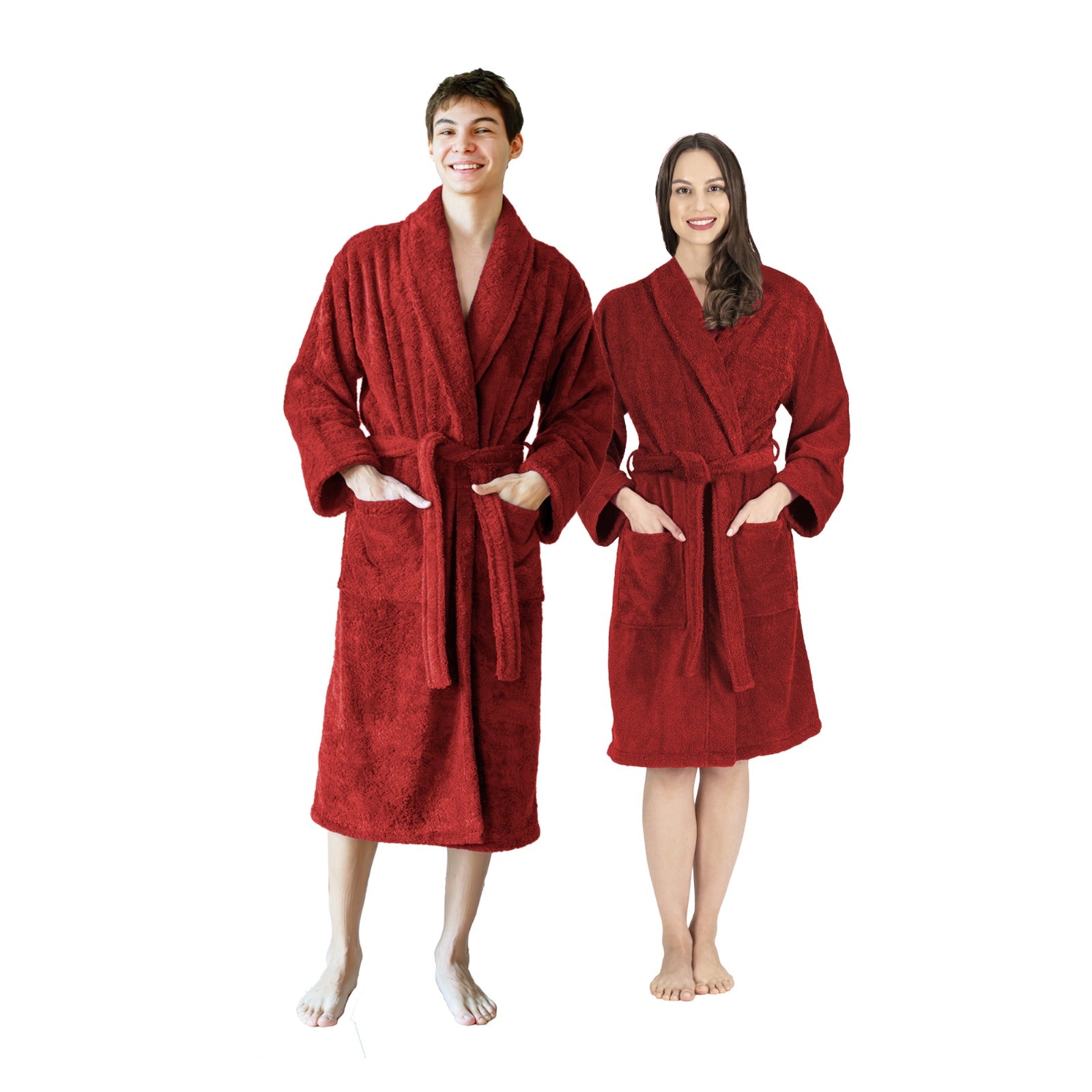 Classic Turkish Combed Cotton Luxurious Thick Unisex Bathrobes