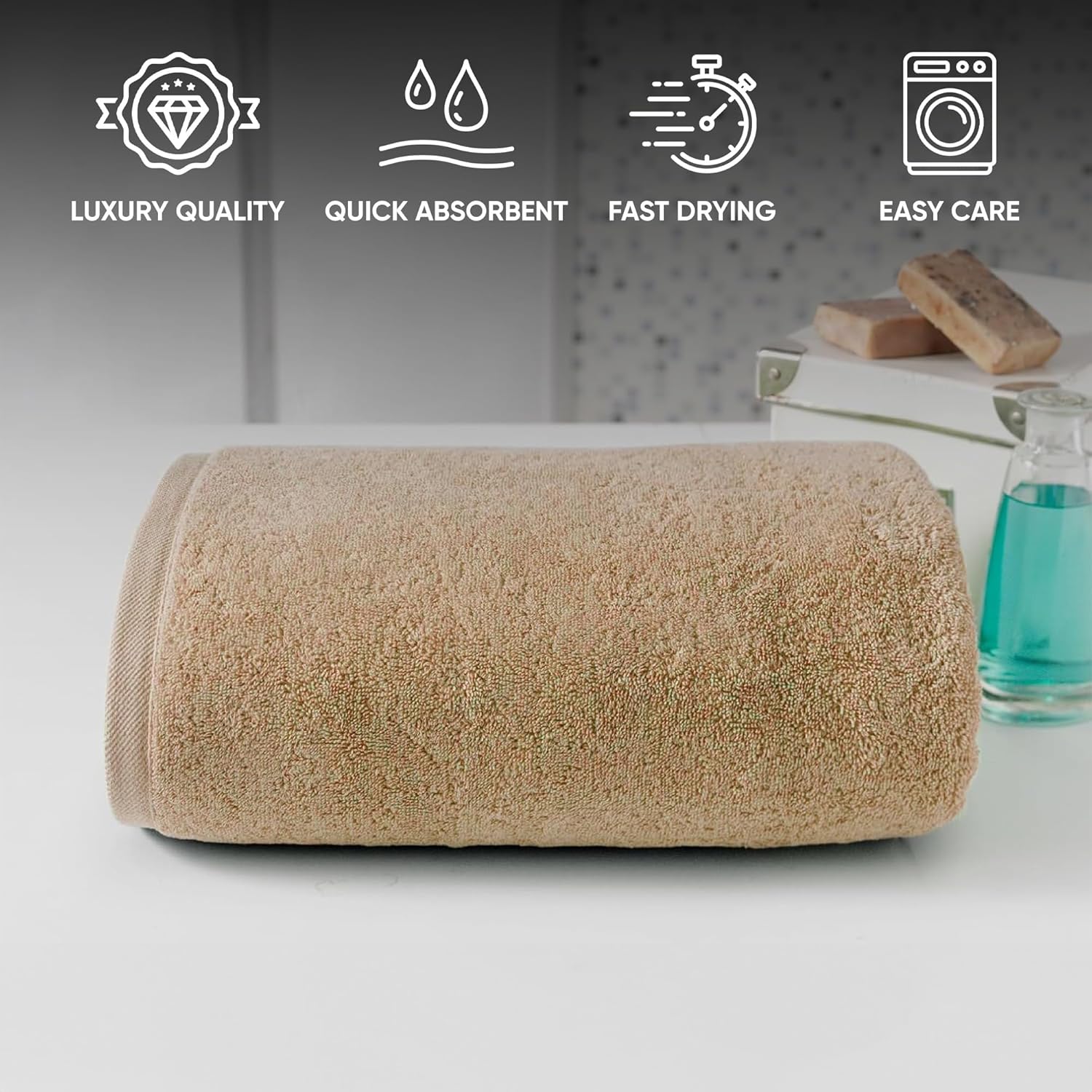 Premium Turkish Cotton Jumbo Bath Sheet Towel 40X80" - Classic Turkish Towels