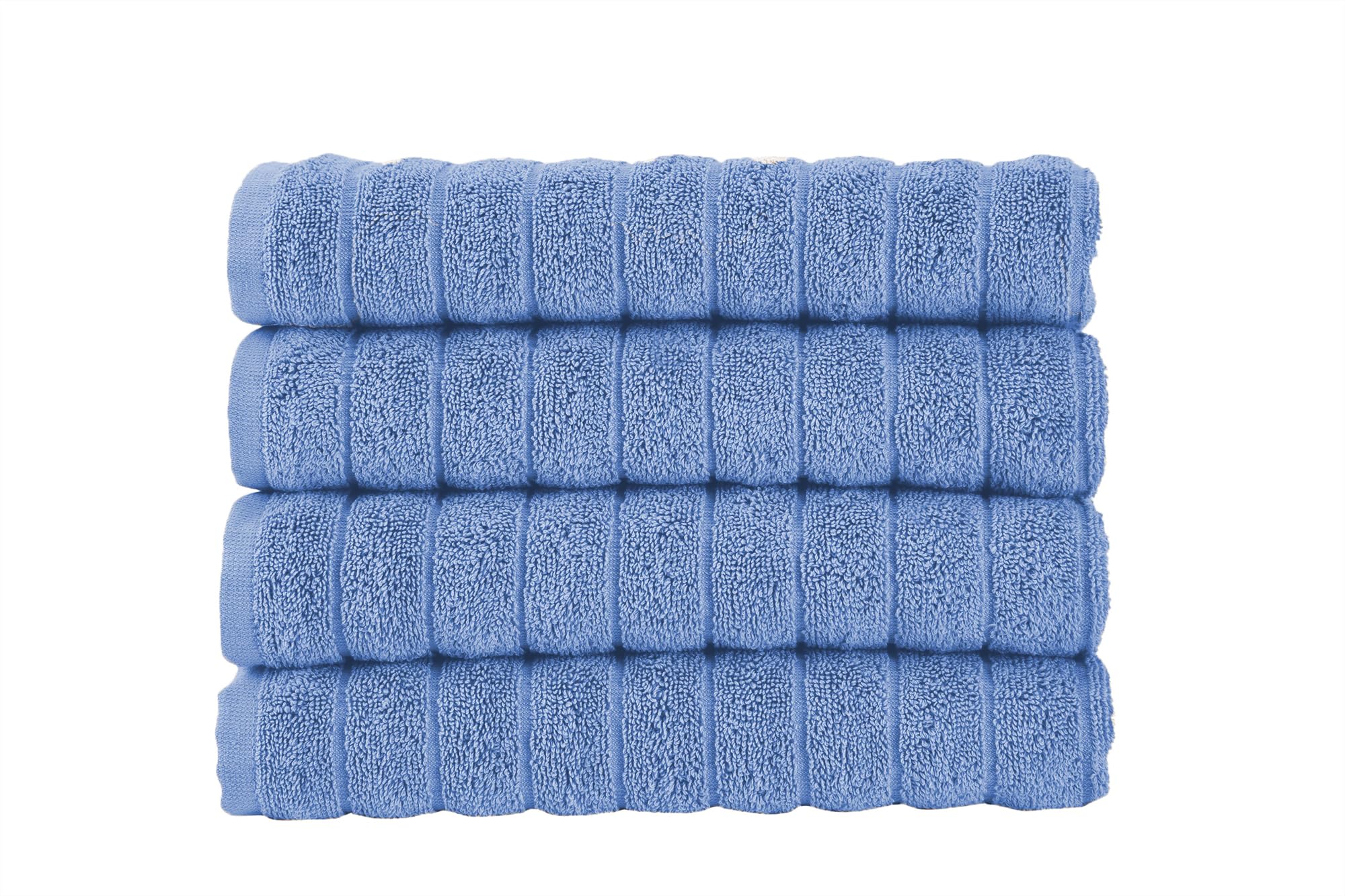 Brampton Premium 4 Piece Turkish Cotton Bath Towels 27"x54" | Ultra-Soft, Absorbent Towels for Spa & Hotel