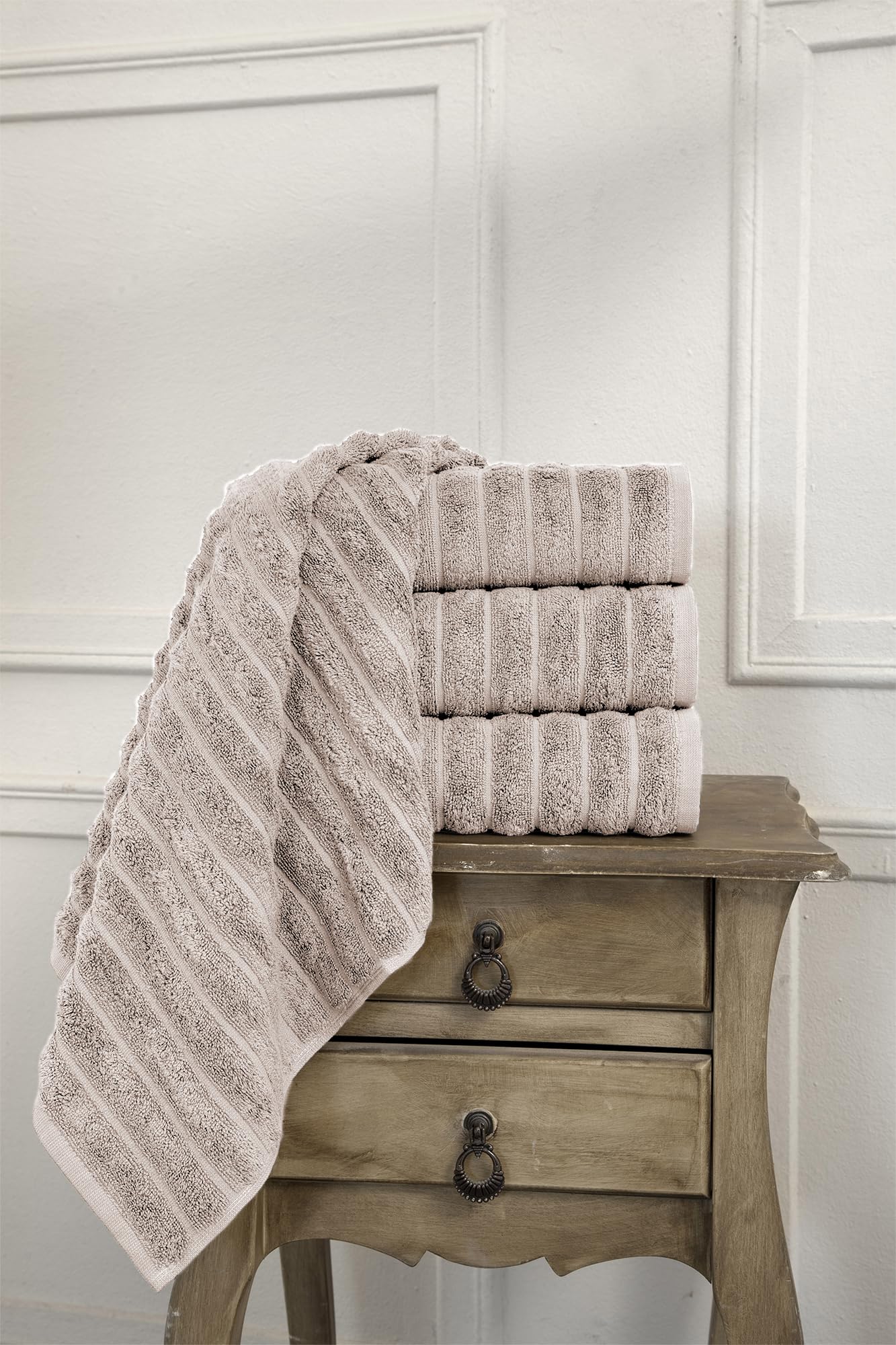 Brampton Premium 4 Piece Turkish Cotton Bath Towels 27"x54" | Ultra-Soft, Absorbent Towels for Spa & Hotel