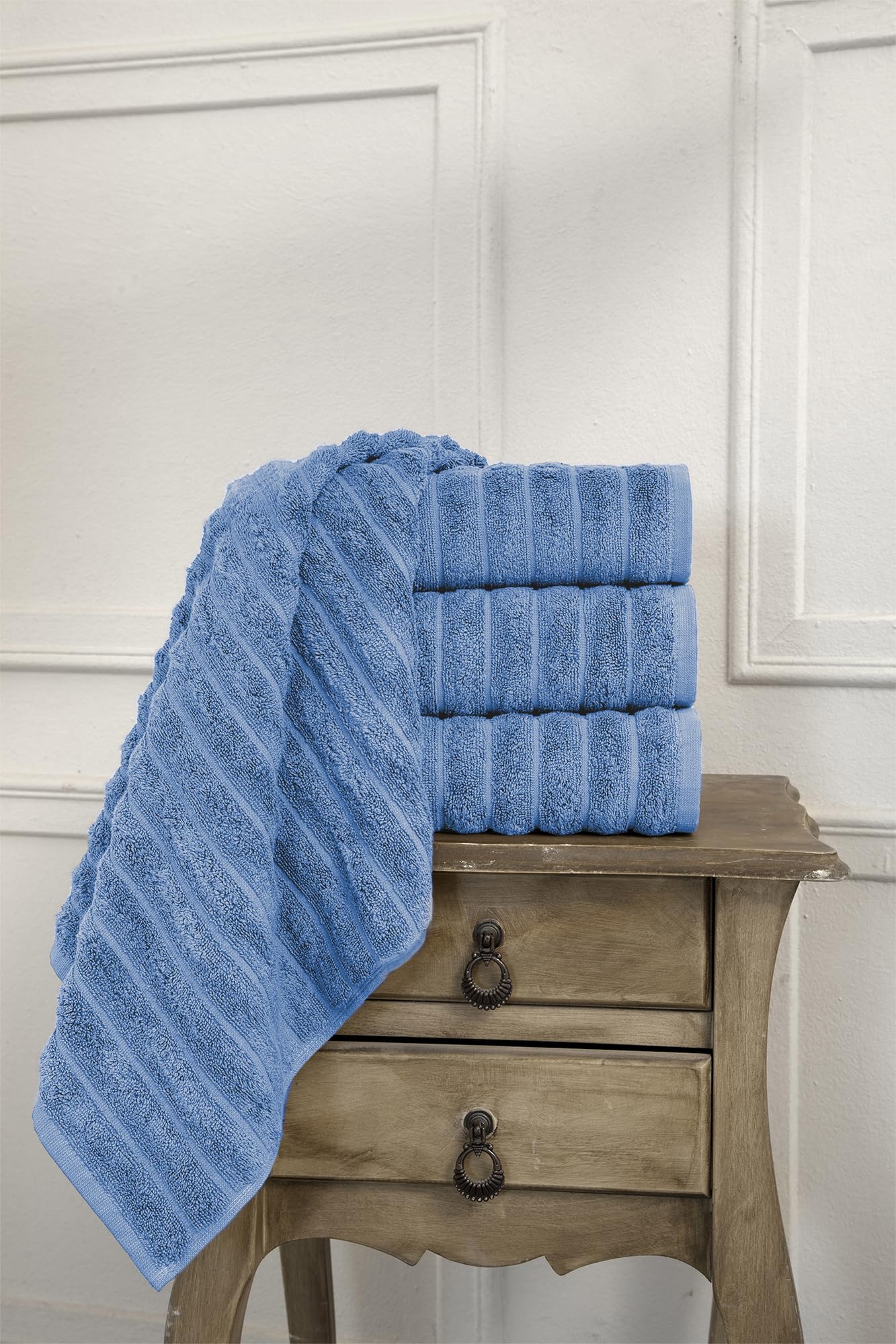 Brampton Premium 4 Piece Turkish Cotton Bath Towels 27"x54" | Ultra-Soft, Absorbent Towels for Spa & Hotel