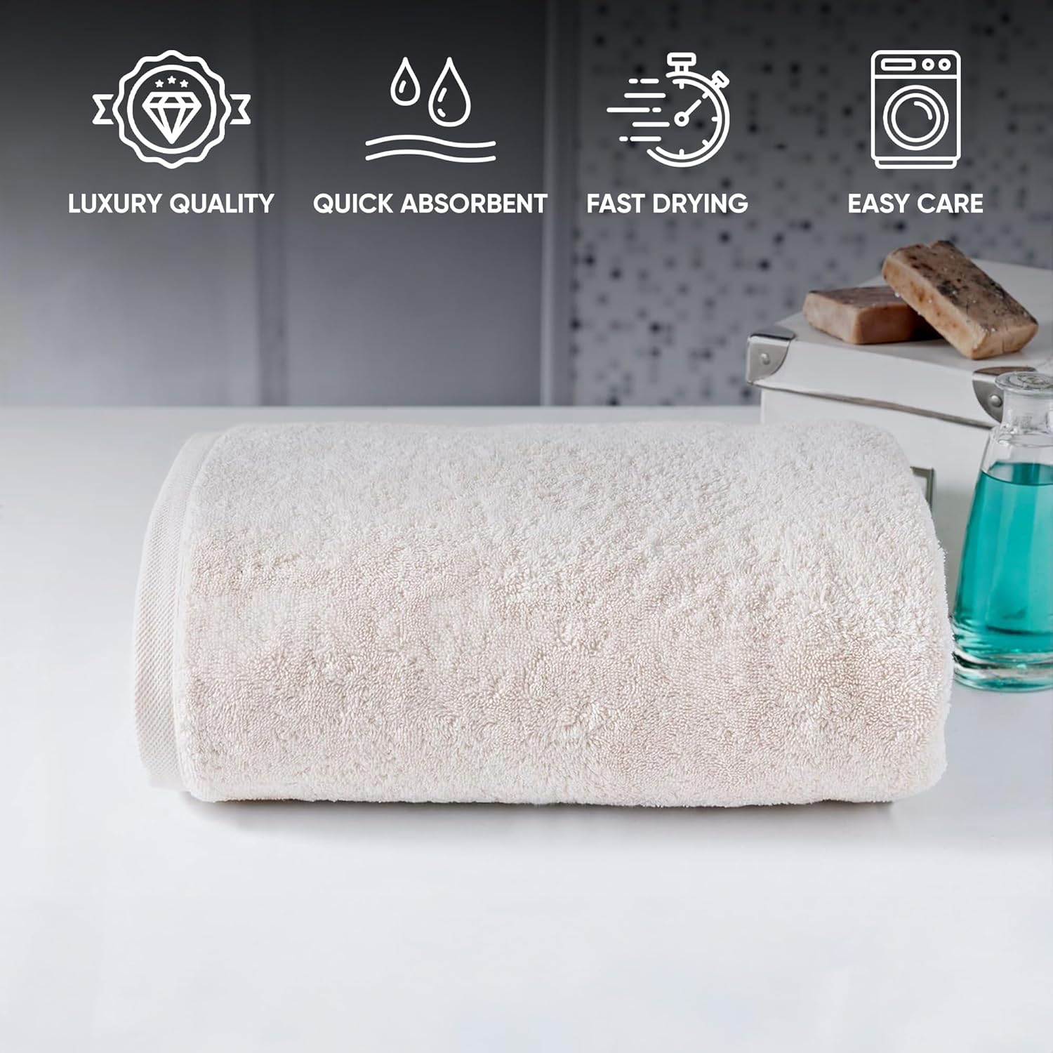 Premium Turkish Cotton Jumbo Bath Sheet Towel 40X80" - Classic Turkish Towels