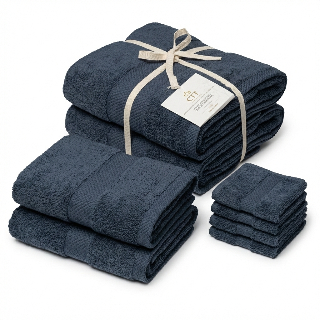 Towels Beyond - Luxury 8 Piece Towel Set for Bathroom, 100% Turkish Micro Cotton, Quick Dry, Soft and Absorbent Bath Towels, Hand Towels, and Washcloths, Madison Collection - Classic Turkish Towels