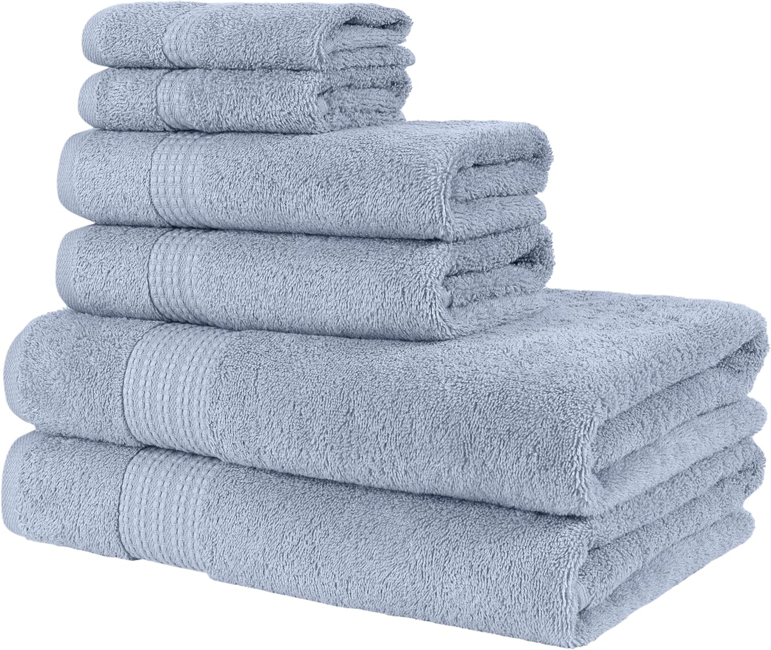 Nine West - Glare Premium Luxury 6 Pc Bale Pack Towel Set- 100% Turkish Cotton