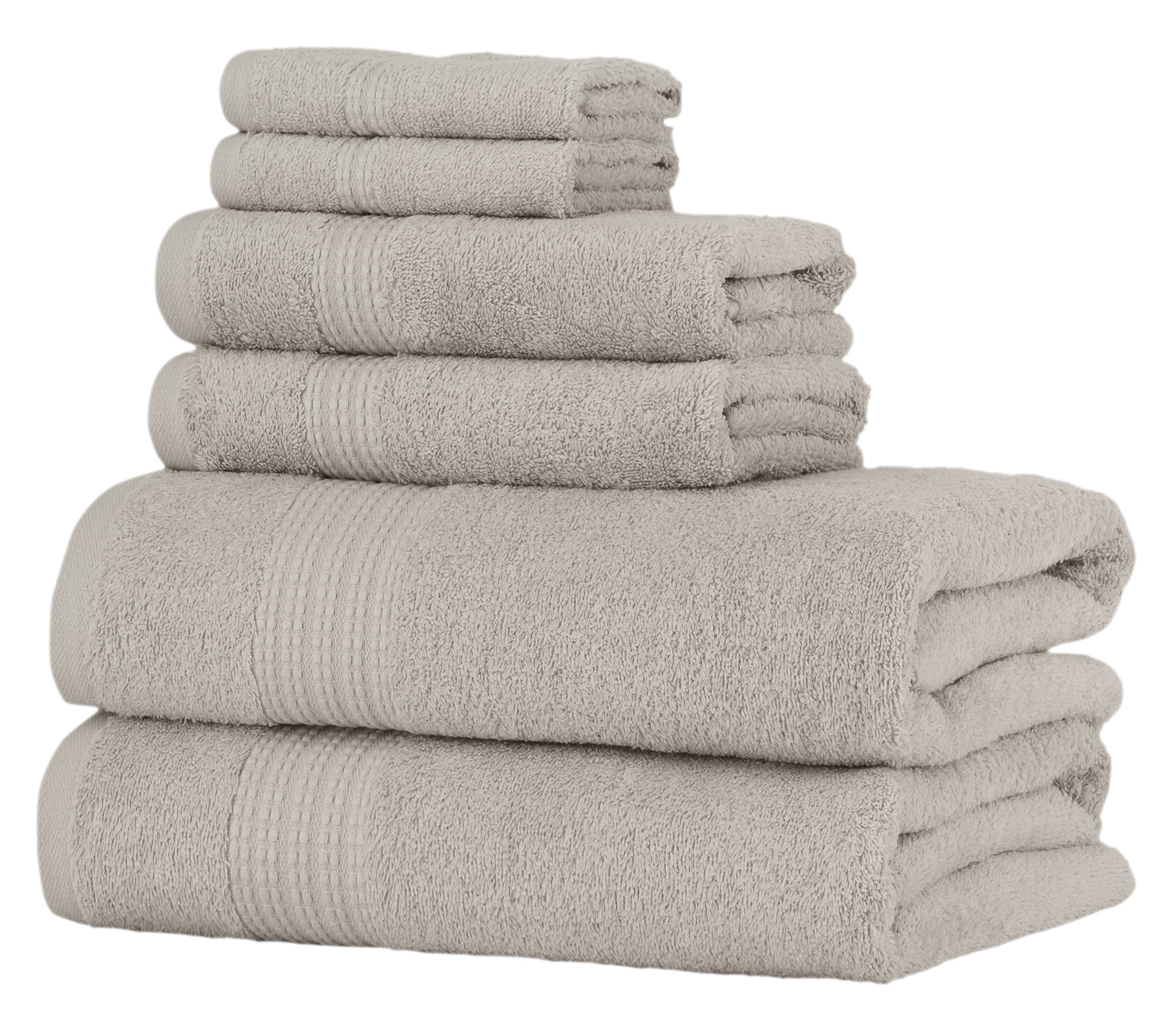 Nine West - Glare Premium Luxury 6 Pc Bale Pack Towel Set- 100% Turkish Cotton