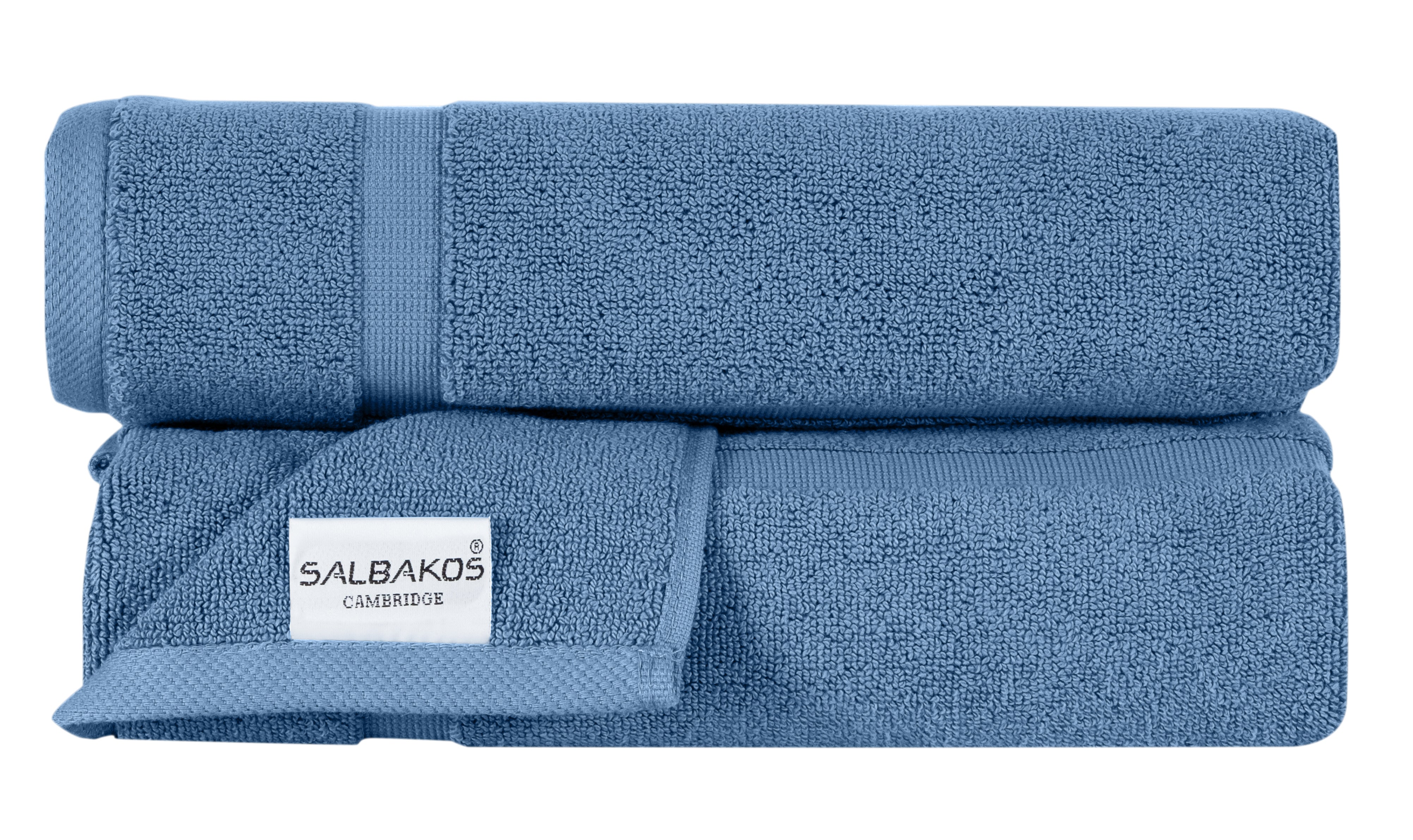 Cambridge Panel Bath Mats Pack of 2, Turkish Cotton Hotel & Spa Bath Rug Set, 900 GSM, 20"x34" - Classic Turkish Towels