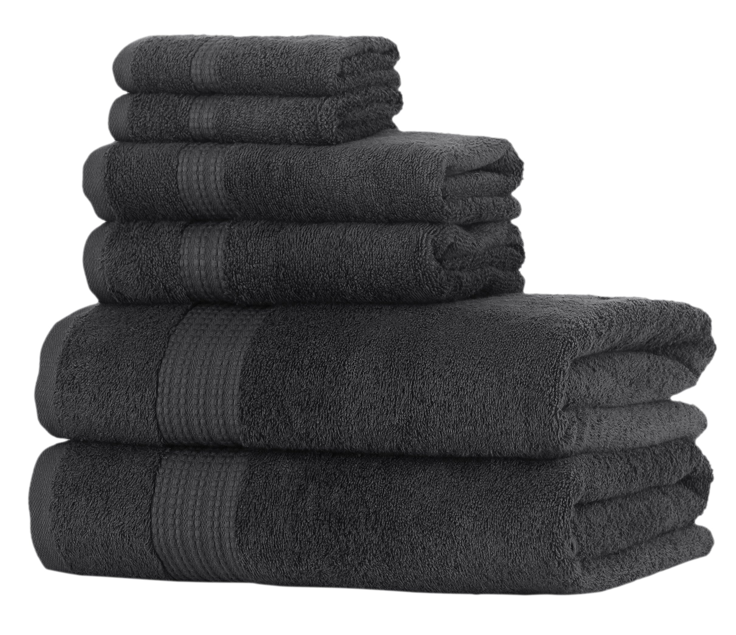 Nine West - Glare Premium Luxury 6 Pc Bale Pack Towel Set- 100% Turkish Cotton