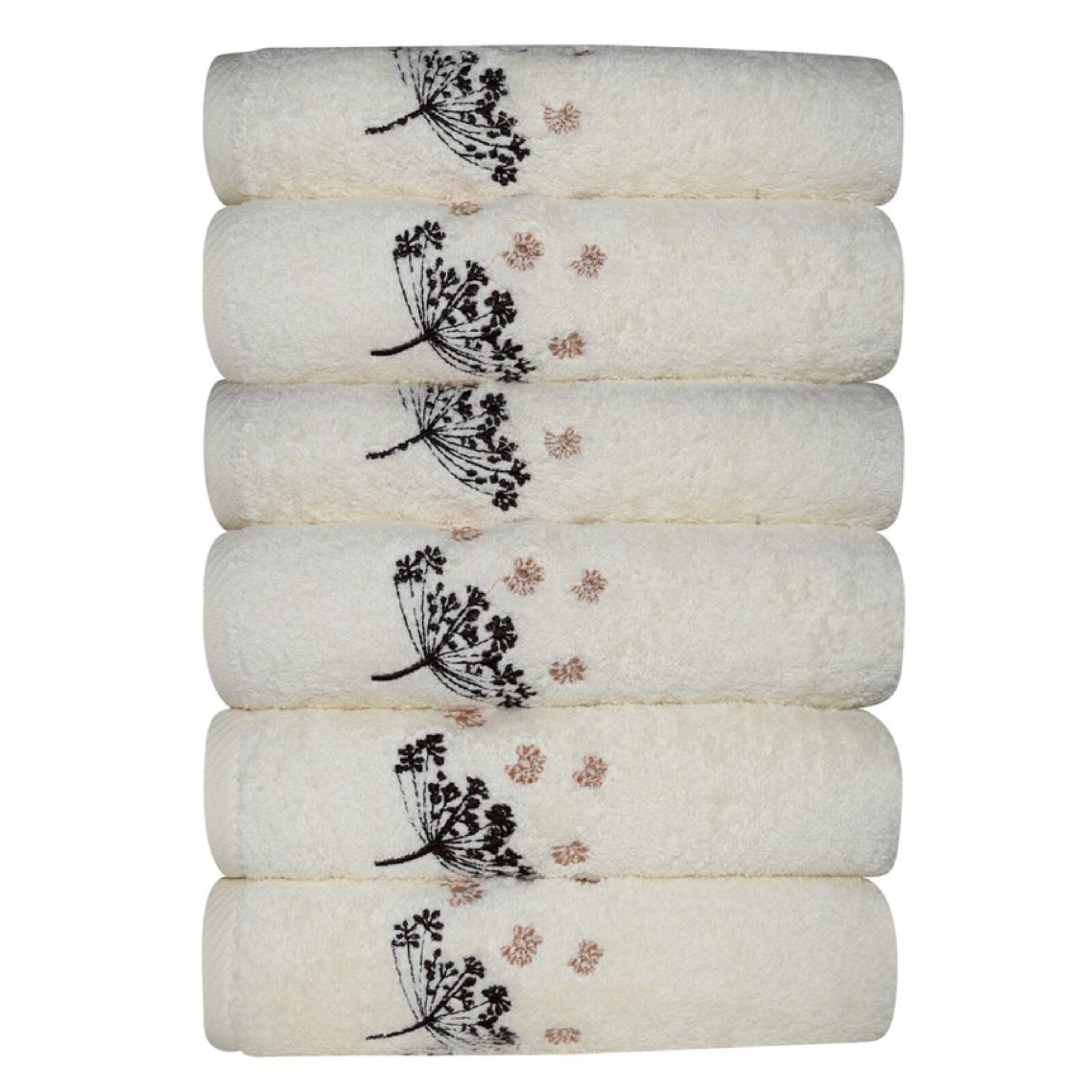 Camilla Turkish Cotton Washcloths - 6 Pieces