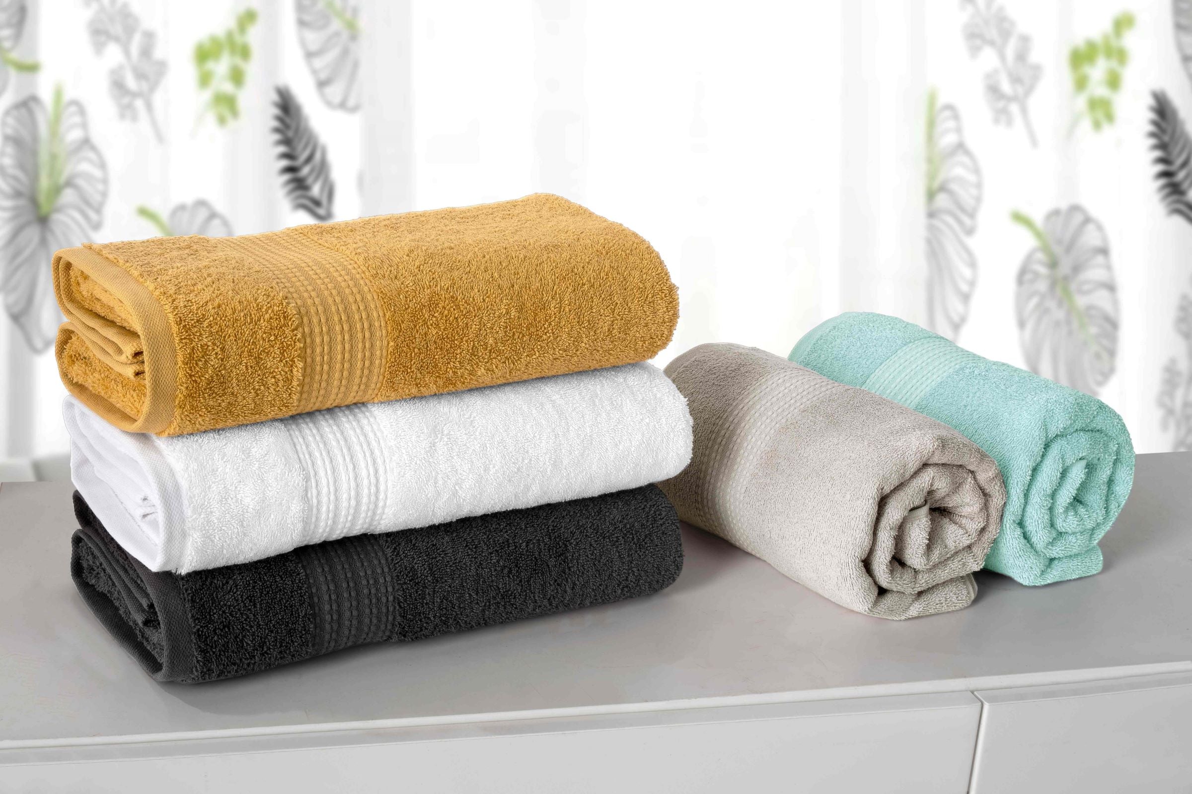 Nine West - Glare Premium Luxury 6 Pc Bale Pack Towel Set- 100% Turkish Cotton