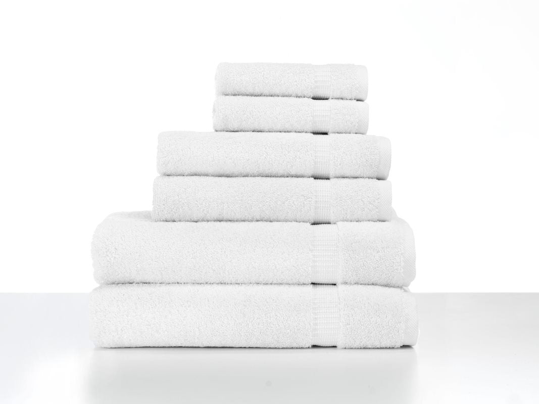 Towels Beyond - Luxury 6-Piece Turkish Cotton Towel - 2 Bath Towels, 2 Hand Towels & 2 Washcloths - Soft, Quick Dry, Highly Absorbent & Durable - Home & Spa