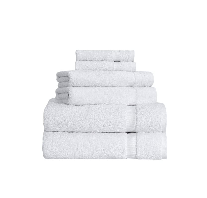 Towels Beyond - Luxury 6-Piece Towel Set - 2 Bath Towels, 2 Hand Towels & 2 Washcloths - Soft, Quick Dry, Highly Absorbent & Durable - Home & Spa