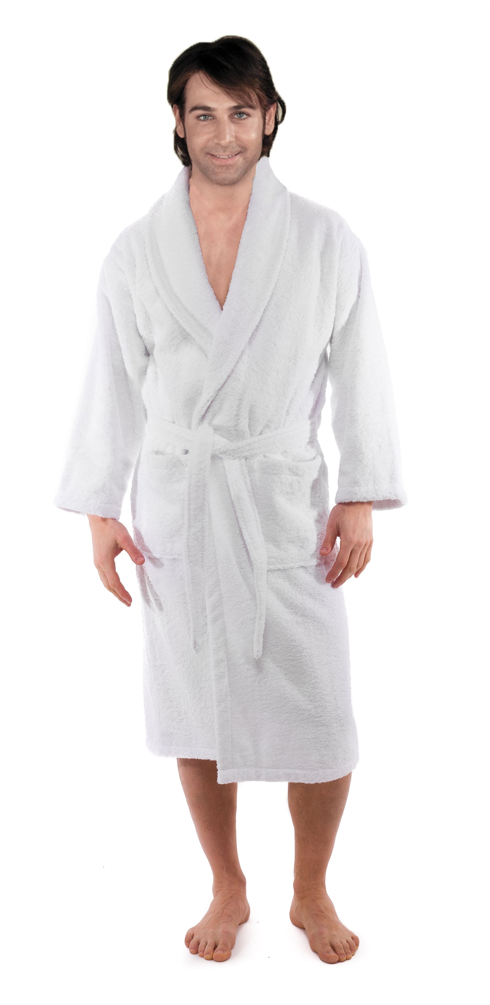 Mens Dressing on sale Gown, Blue Kimono Robe, Turkish Cotton Bathrobe, Boho Kaftan, Towel Robe, Dressing Gown, Hooded.