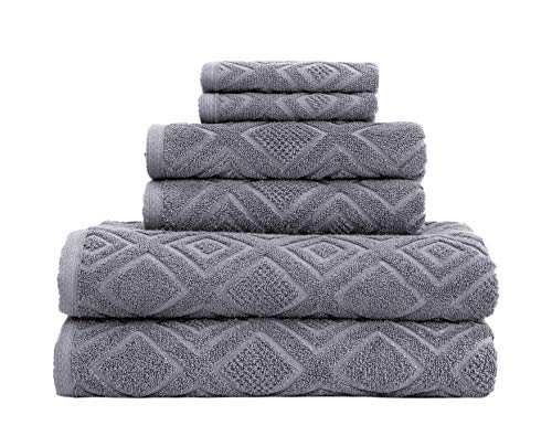 Classic Turkish Towels - Luxury Towel Set for Bathroom, 100% Turkish Cotton, Quick Dry, Soft and Absorbent Bath Towels, Hand Towels, and Washcloths, Larue Collection - Classic Turkish Towels