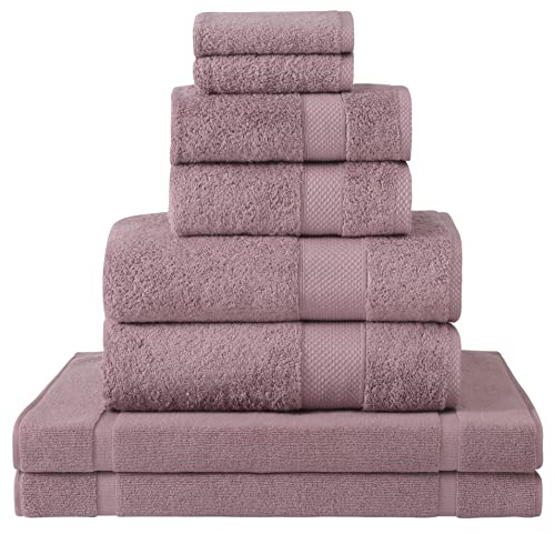 Towels Beyond Set of Six Luxury Madison Classic Turkish Towels, 2 of Each,  30x54 Bath, 16x28 Hand, 12x13 Washcloth - White