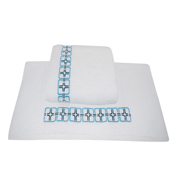 May Embroidered Turkish Cotton Hand Towels - 2 Pieces - Classic Turkish Towels