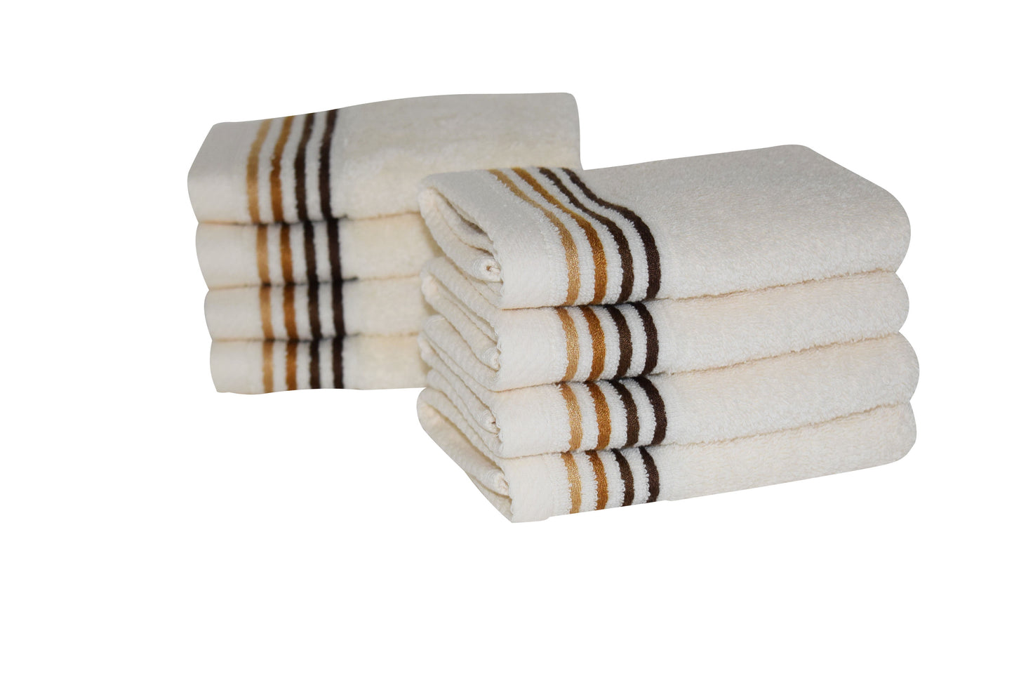 Dimora Turkish Cotton Washcloths - 4 Pieces - Classic Turkish Towels