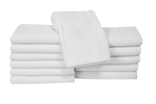 Classic Turkish Cotton Washcloths - 12 Pieces - Classic Turkish Towels