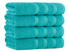 Antalya Turkish Cotton Hand Towels - 4 Pieces - Classic Turkish Towels