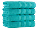 Antalya Turkish Cotton Hand Towels - 4 Pieces - Classic Turkish Towels