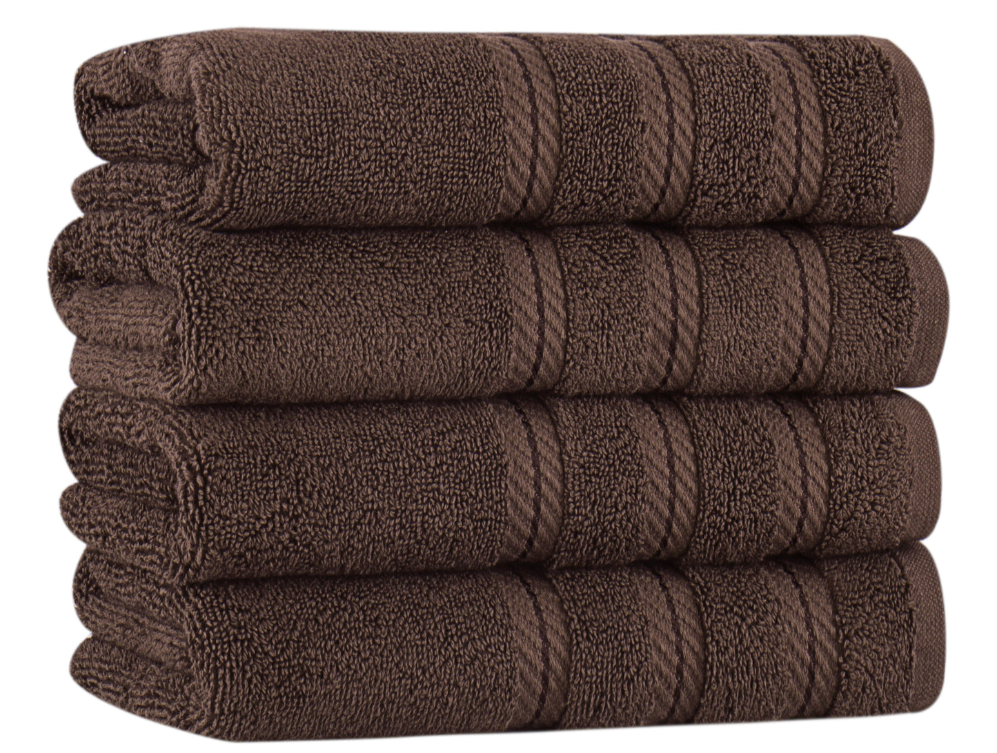 Antalya Turkish Cotton Hand Towels - 4 Pieces - Classic Turkish Towels