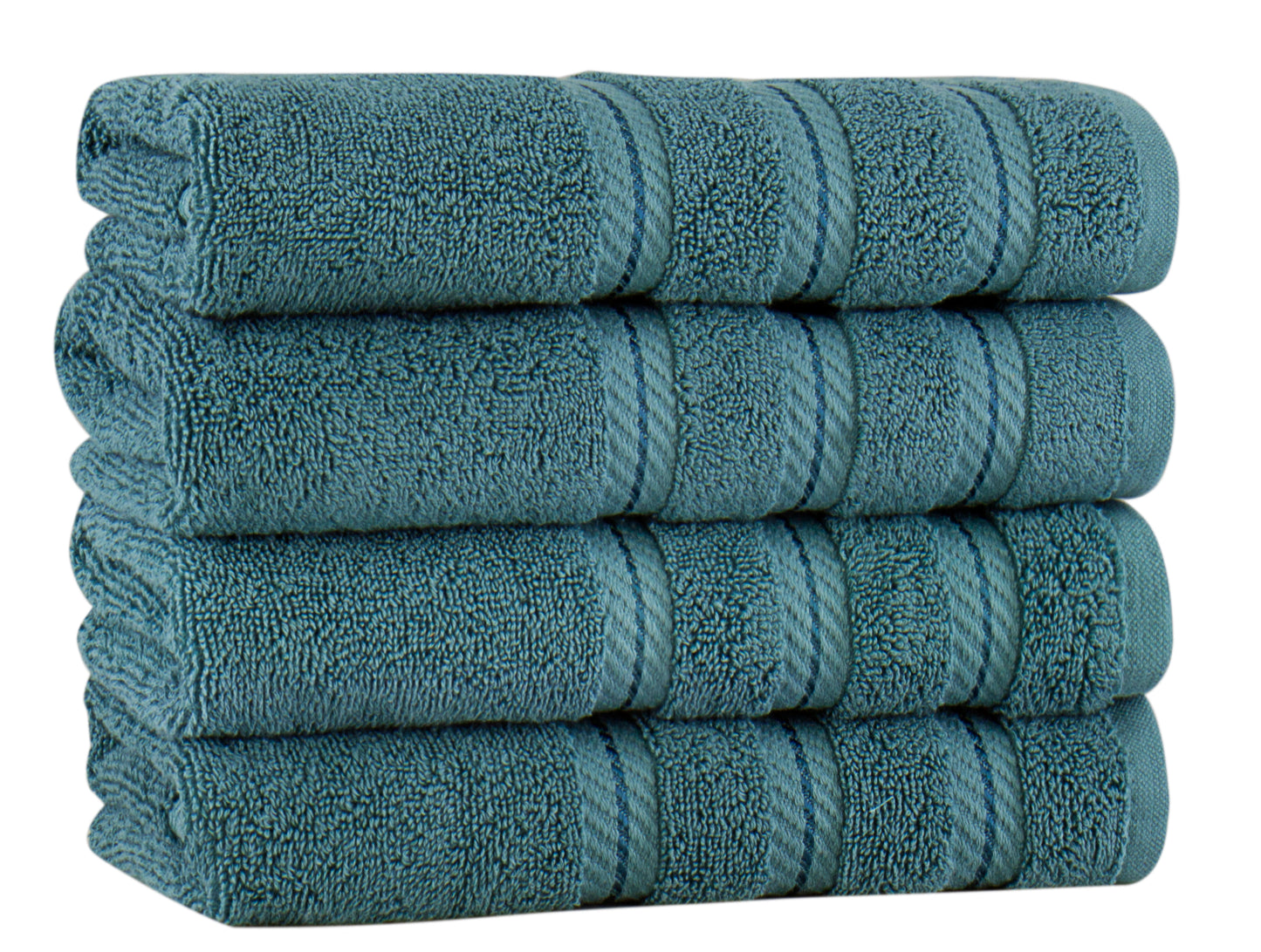 Antalya Turkish Cotton Hand Towels - 4 Pieces - Classic Turkish Towels