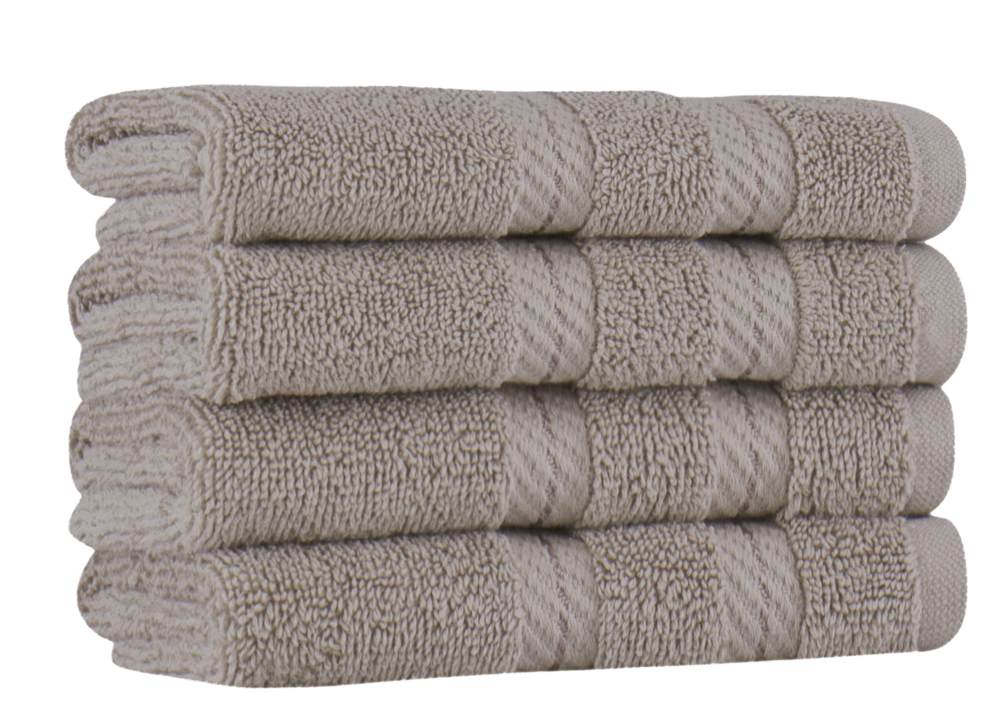 Antalya Turkish Cotton Washcloths - 4 Pieces - Classic Turkish Towels