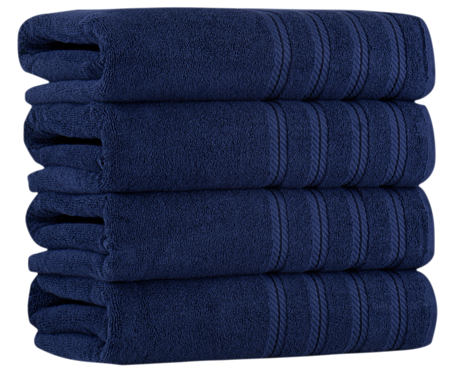 Antalya Turkish Cotton Luxury Bath Towels - 4 Pieces - Classic Turkish Towels