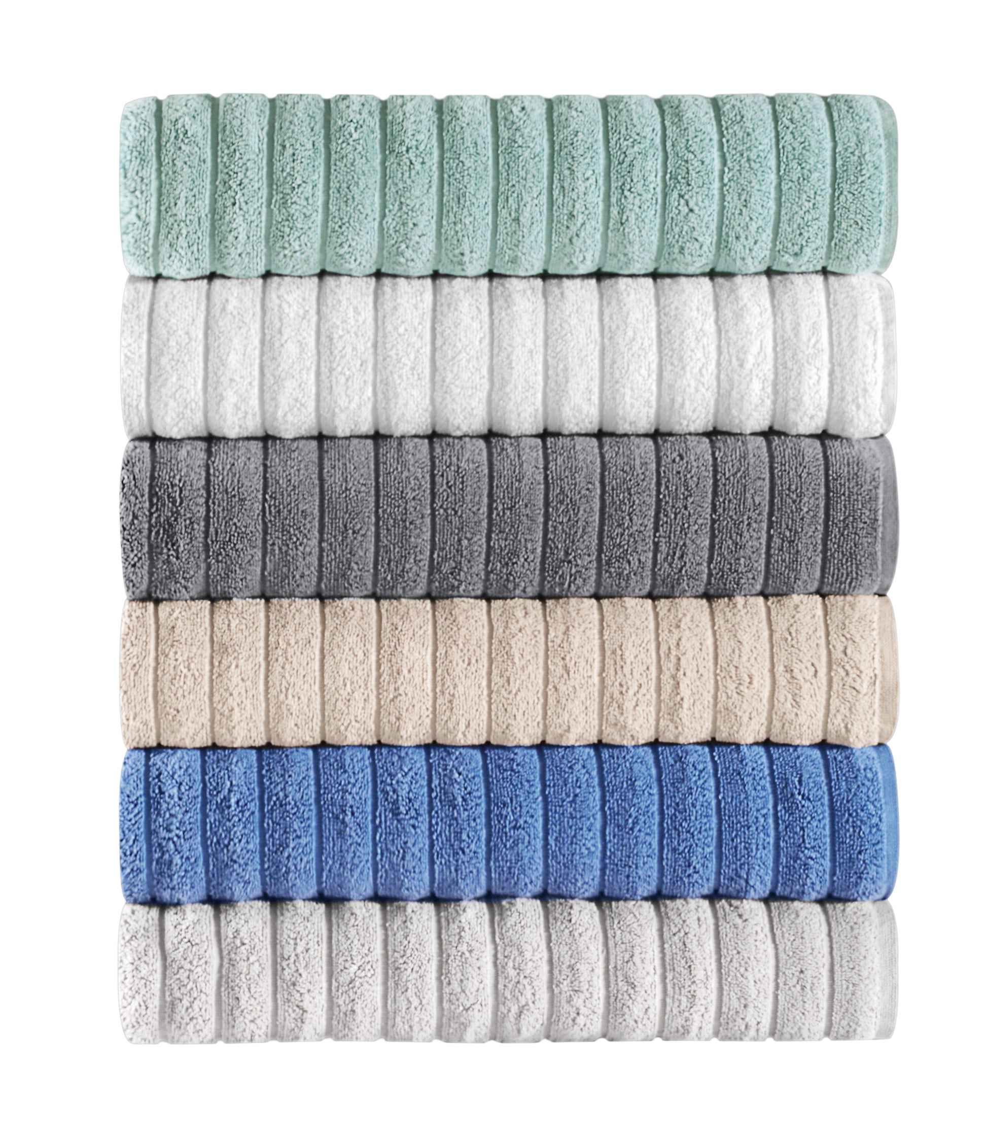 Classic Turkish Towels - 13x13 Inches 6-Pieces Luxury Ribbed Jacquard  Washcloths - Quick Dry, Soft and Absorbent Face Wash Towels, Brampton  Collection
