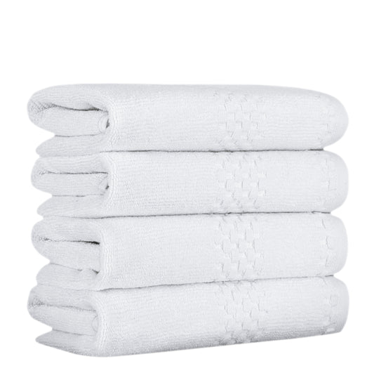 Anichini Fairfield Turkish Cotton Hand Towels - 4 Pieces - Classic Turkish Towels