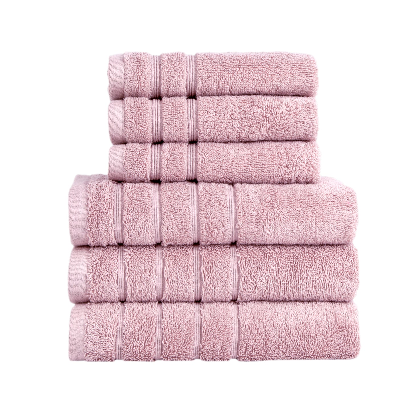 Robemart 100% Turkish Cotton Pink Terry Bath Mat
