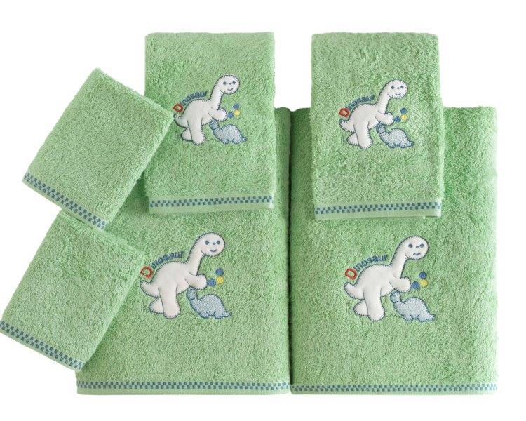 Kids Embroidered Turkish Cotton Towel Set of 6 - Classic Turkish Towels