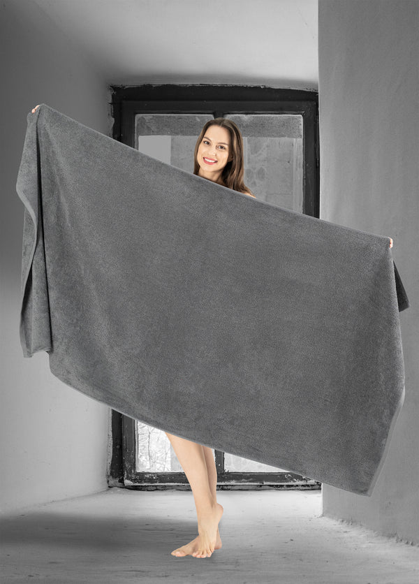 NINE WEST - Jumbo 40x80"  Largest Bath Sheet Towel Collection - 100% Turkish Cotton - Classic Turkish Towels