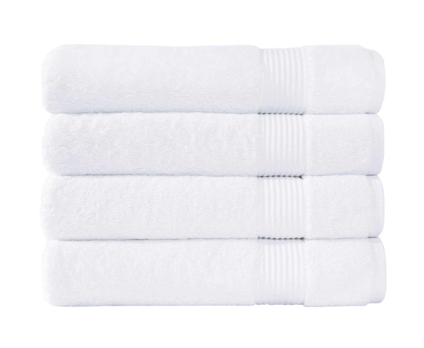 Amadeus Luxury Turkish Cotton Quick Drying Bath Towels - 4 Pieces - Classic Turkish Towels