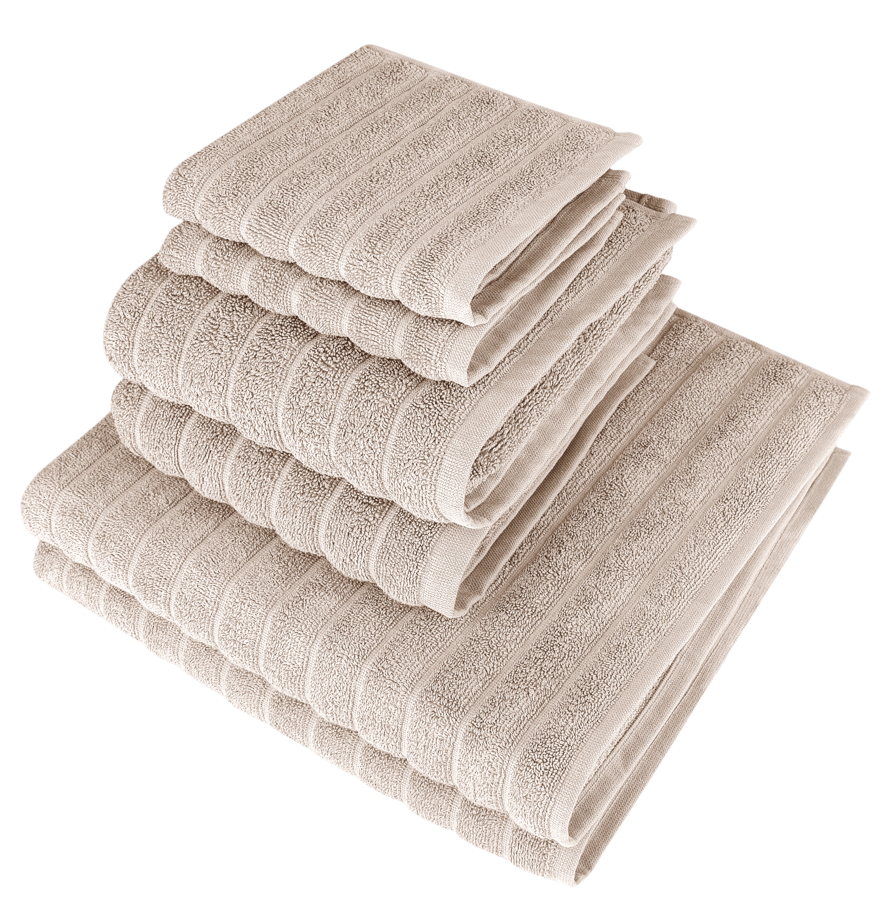 Shimmer Brampton Luxury Turkish Cotton Towel Set of 6 - Classic Turkish Towels