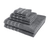 Antalya Turkish Cotton Bath, Hand, Washcloth Hotel Collection - 6 pc Towel Set - Classic Turkish Towels