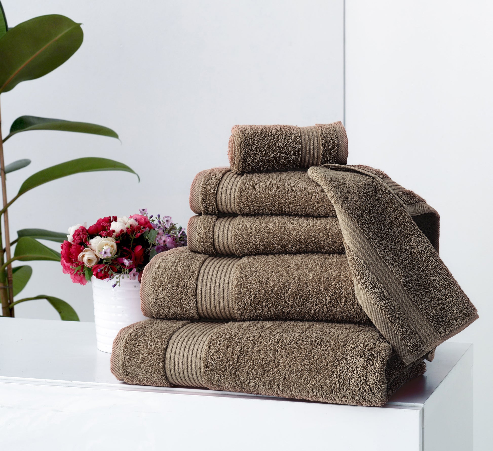 Set of Six Luxury Madison Classic Turkish Towels Bath, Hand & Washcloth, Set  of 6 - Ralphs