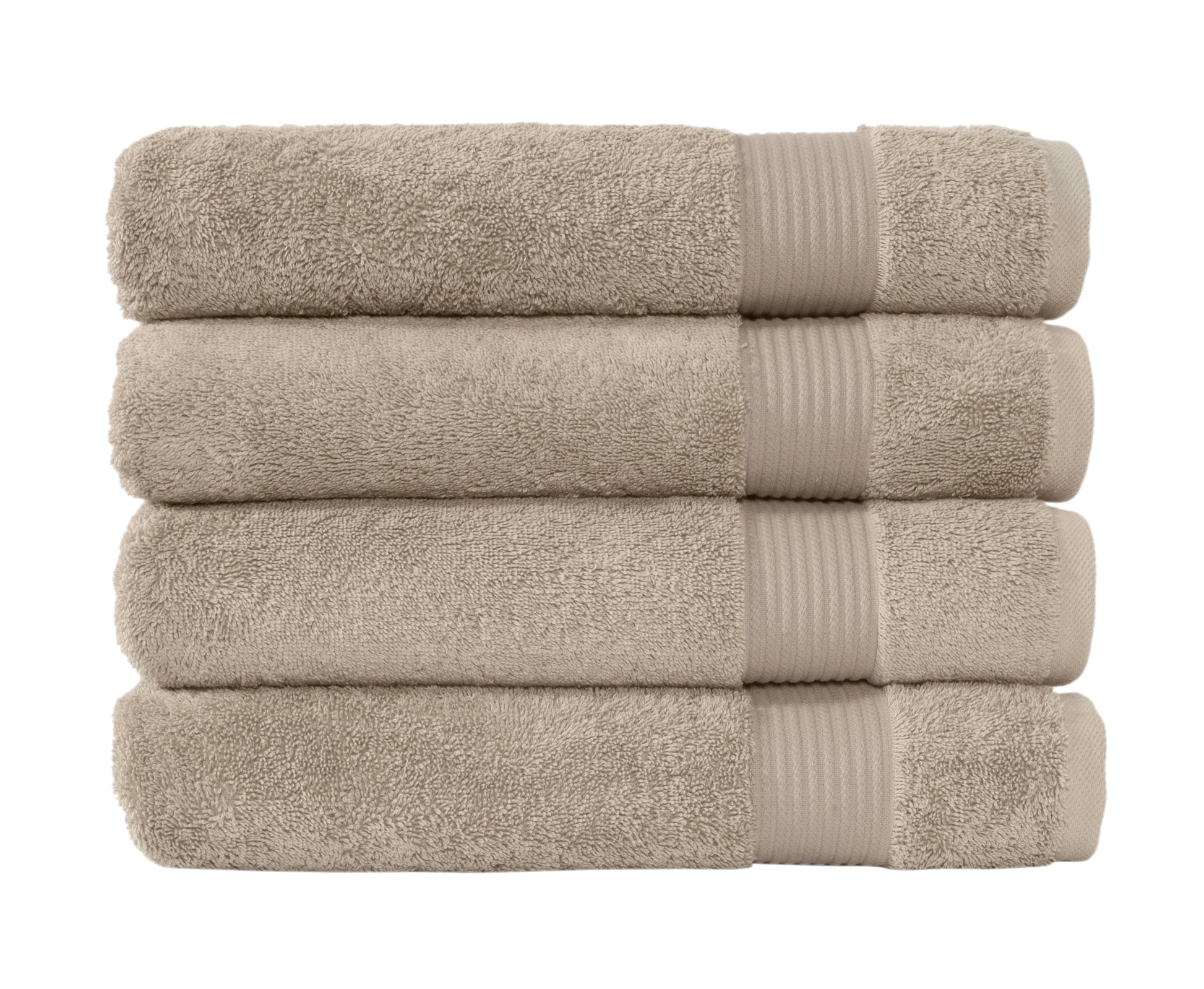 Amadeus Luxury Turkish Cotton Hotel Collection Quick Drying Bath Towels - 4 Pieces - Classic Turkish Towels