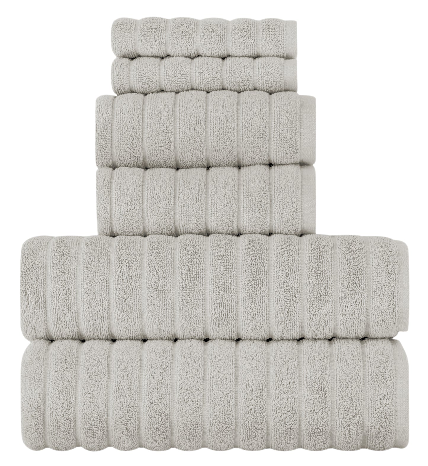 Shimmer Brampton Luxury Turkish Cotton Towel Set of 6 - Classic Turkish Towels