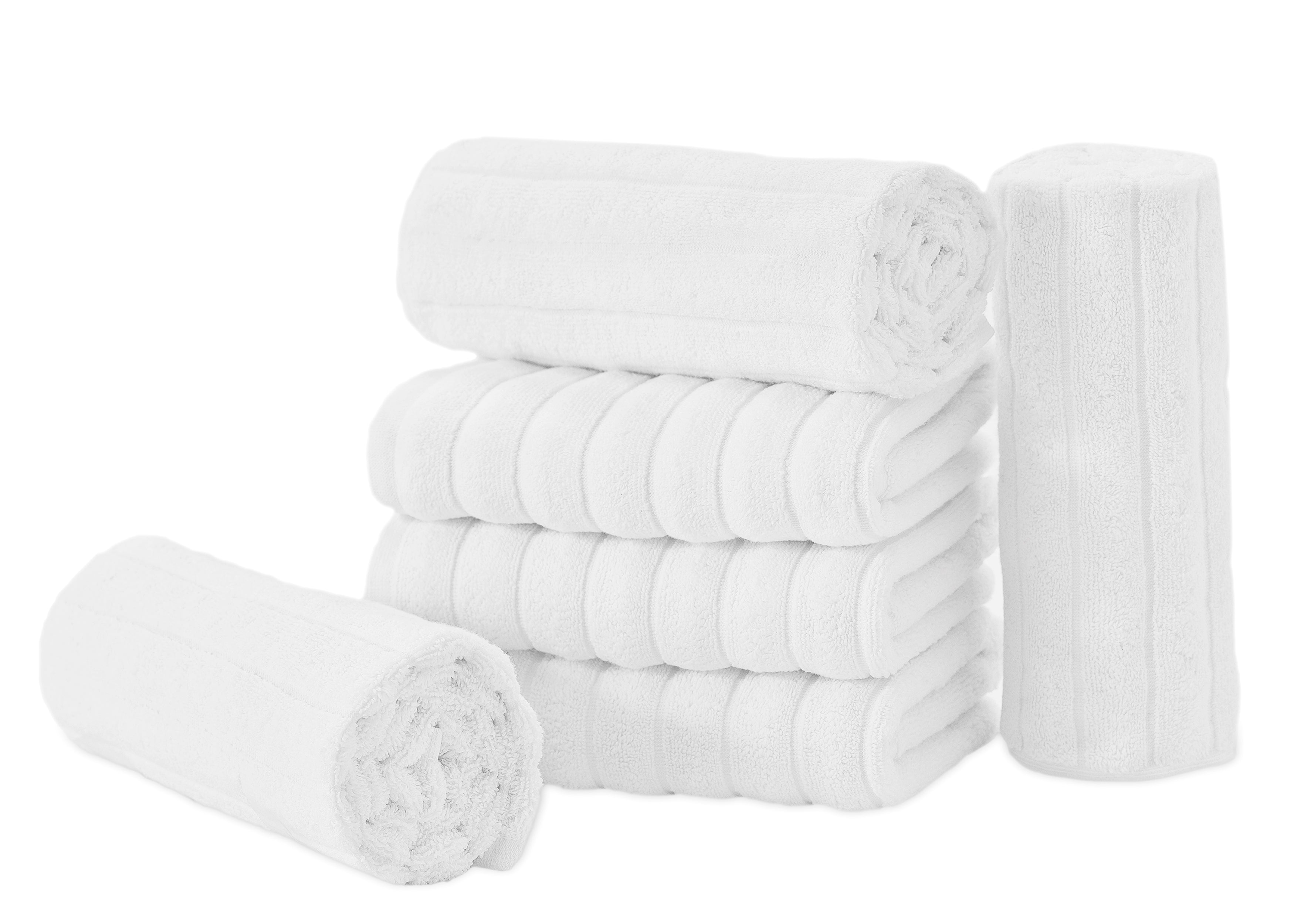 Brampton Turkish Cotton Hand Towels - 6 Pieces - Classic Turkish Towels
