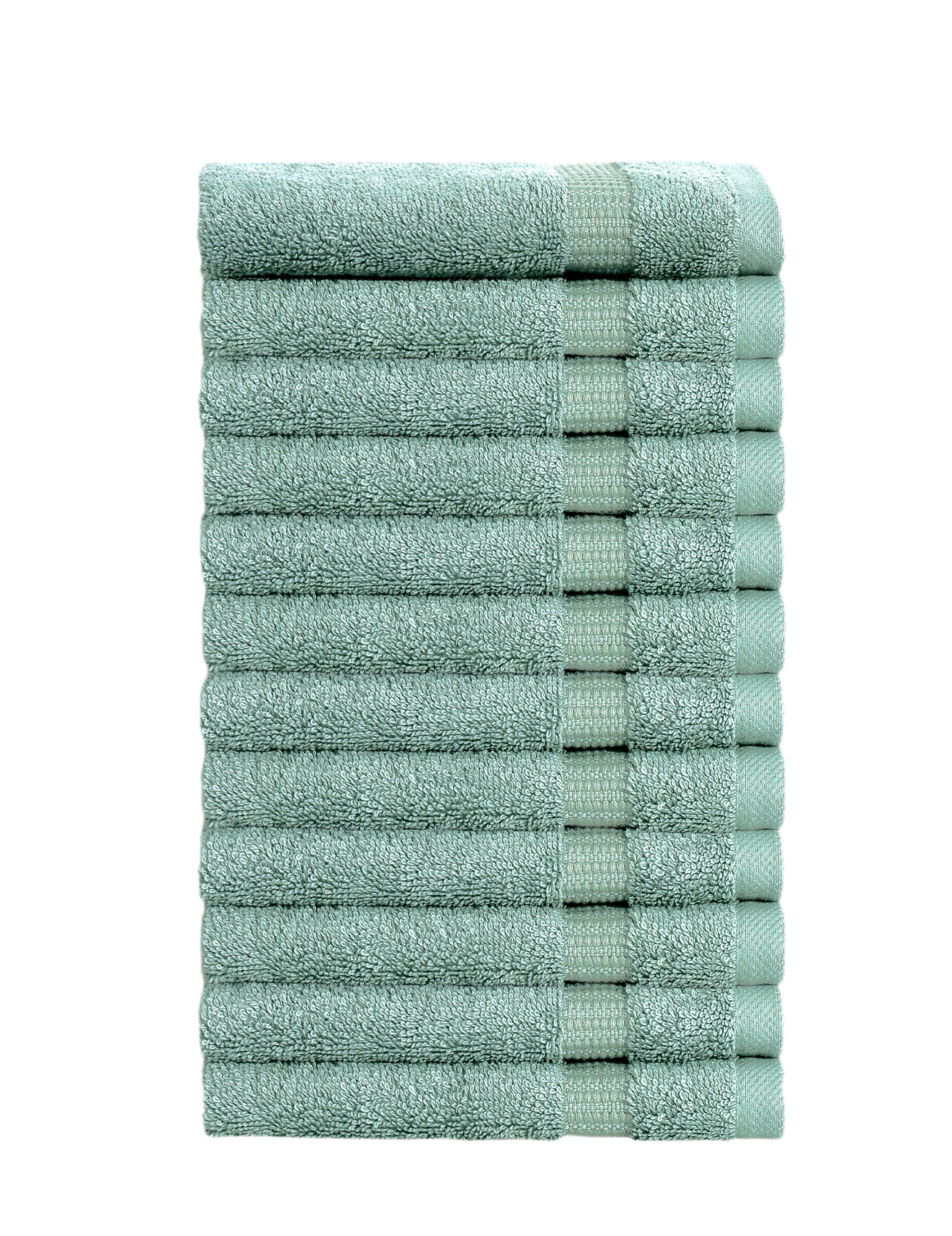 Cambridge Turkish Cotton Washcloths - 12 Pieces (Wholesale) - Classic Turkish Towels