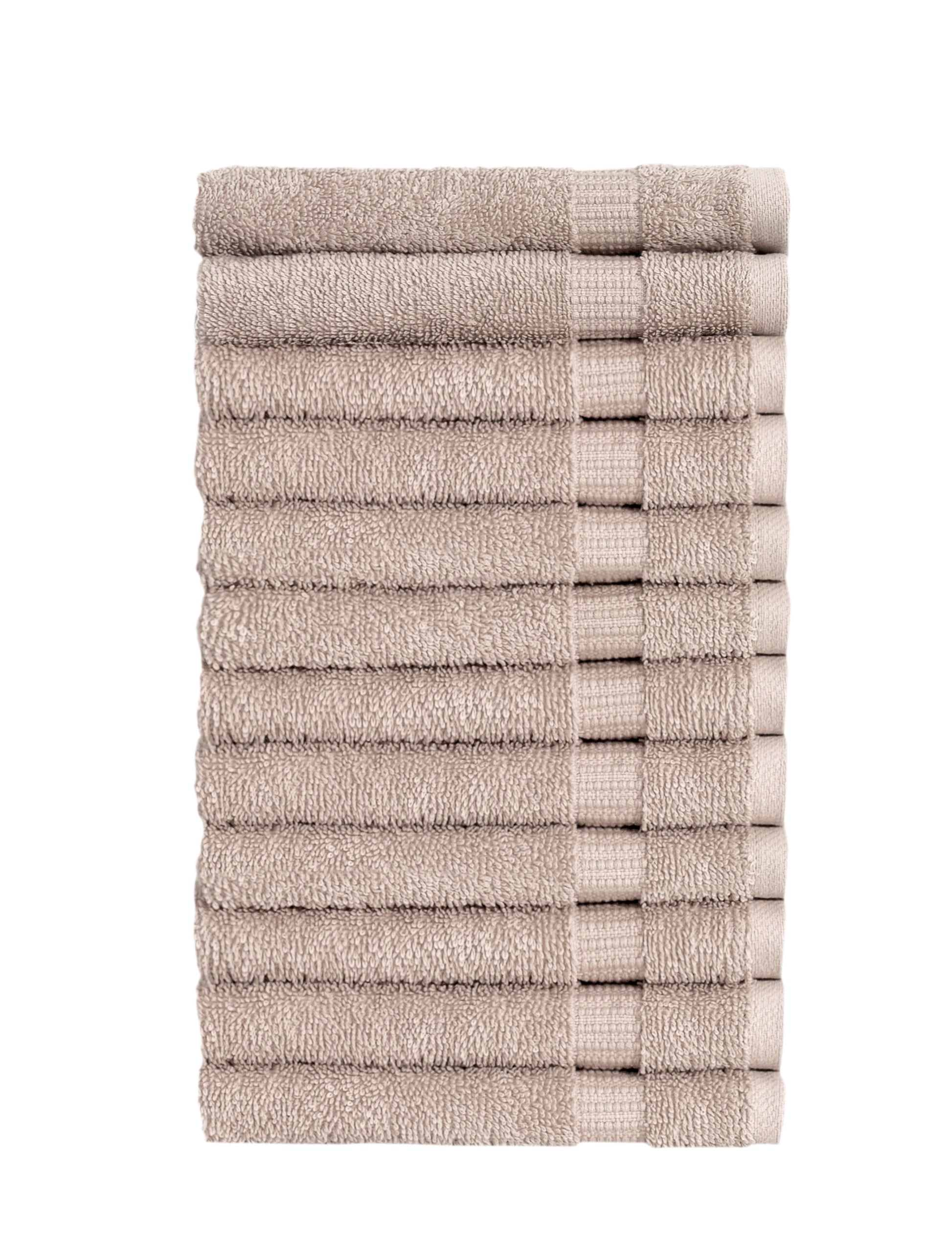 Cambridge Turkish Cotton Washcloths - 12 Pieces (Wholesale) - Classic Turkish Towels