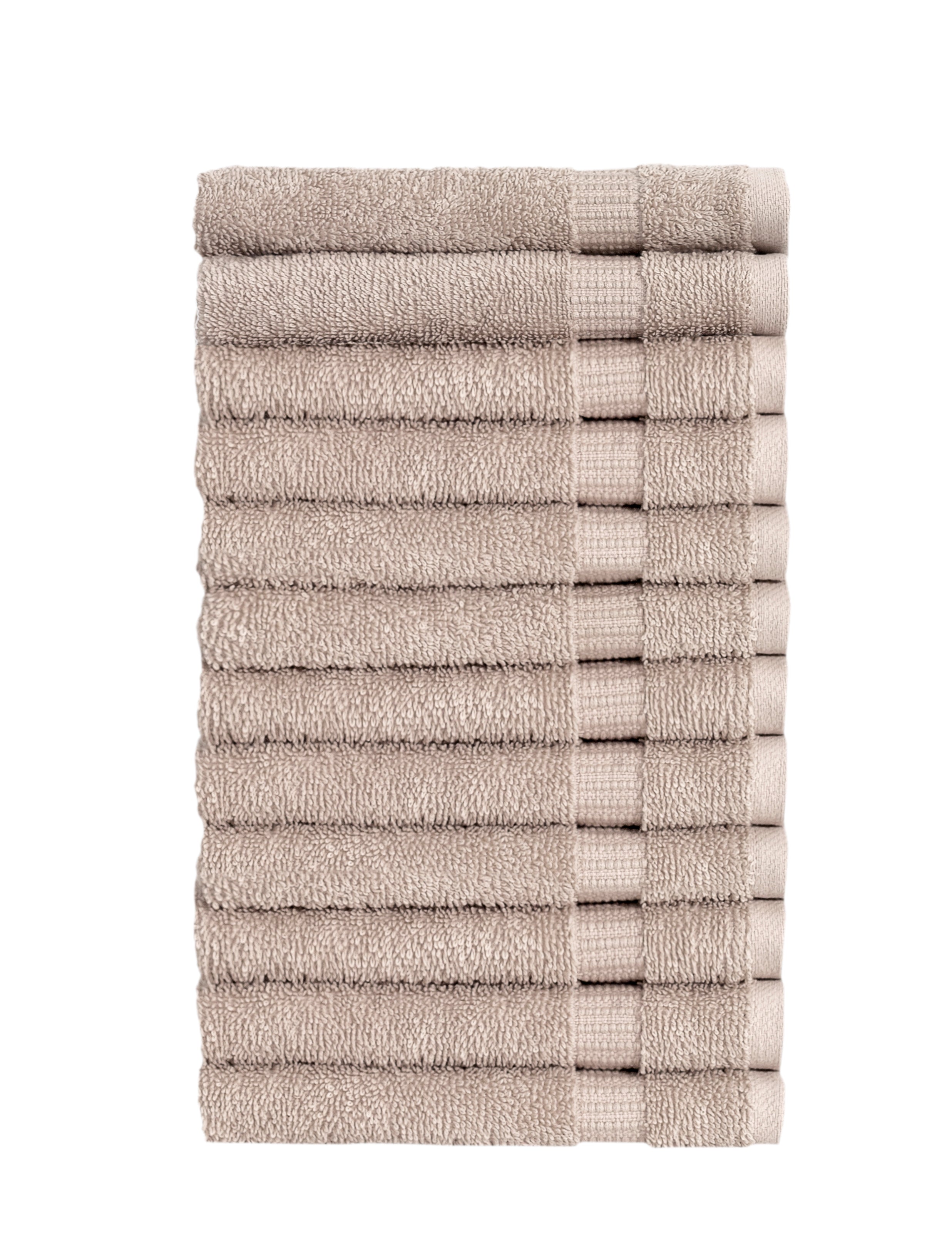 Cambridge Turkish Cotton Washcloths - 12 Pieces (Wholesale) - Classic Turkish Towels