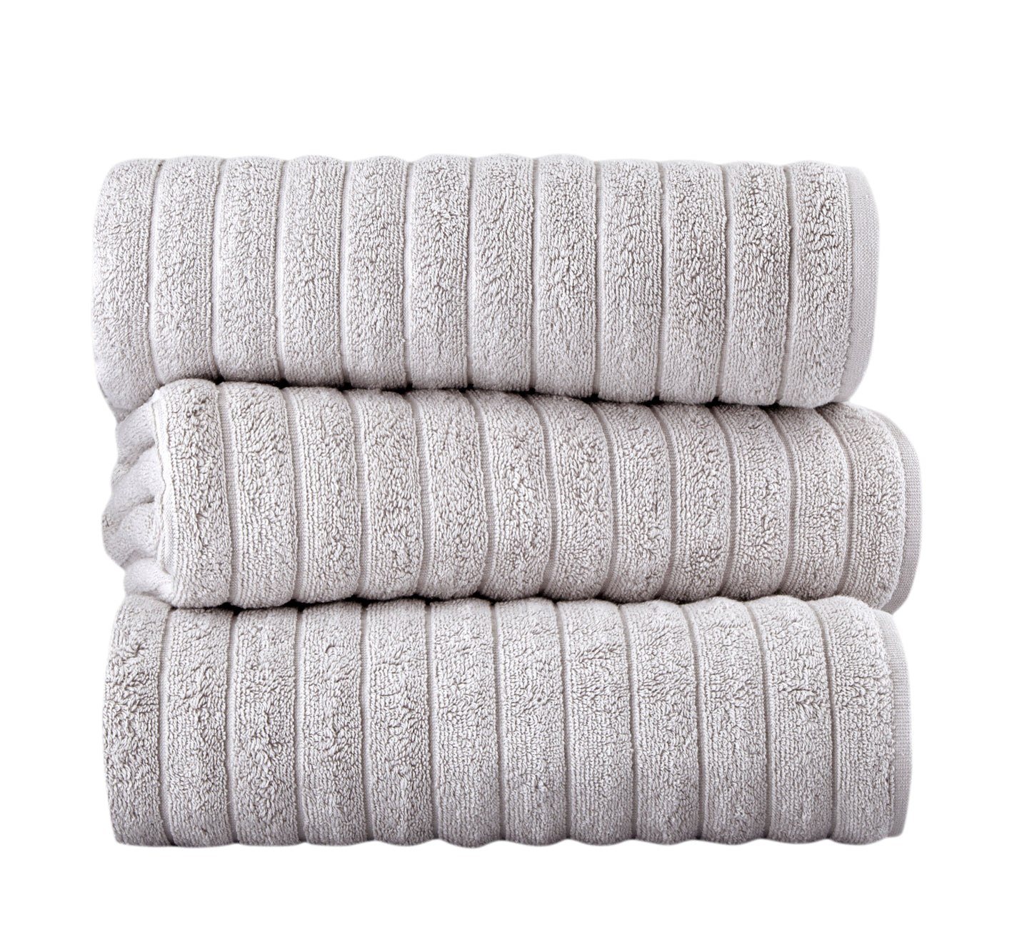 Brampton Turkish Cotton Bath Sheet - 3 Pieces | Classic Turkish Towels Gray