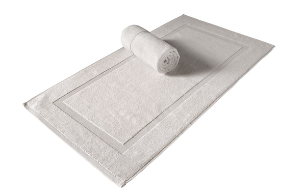 Cambridge Turkish Cotton Panel Bath Mat - 2 Pieces - Classic Turkish Towels