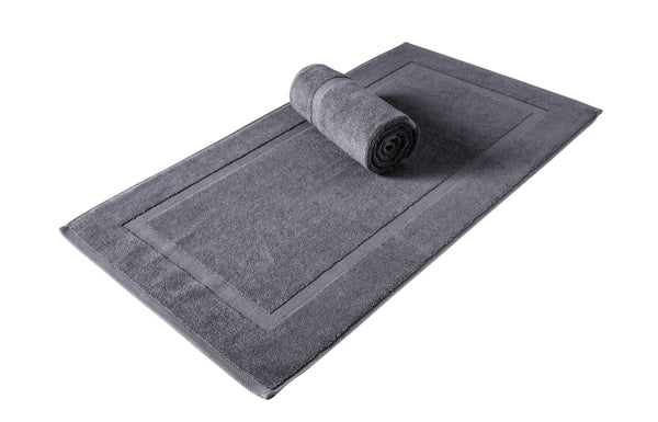 Cambridge Turkish Cotton Panel Bath Mat - 2 Pieces - Classic Turkish Towels