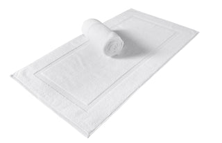 Cambridge Turkish Cotton Panel Bath Mat - 2 Pieces - Classic Turkish Towels